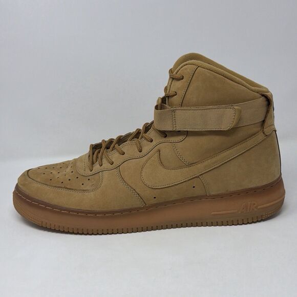 Nike Air Force 1 High 07 LV8 Wheat Flax Gum Suede 806403-200 Mens 14 main image 12